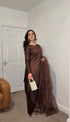 Chocolate Brown Farshi Set